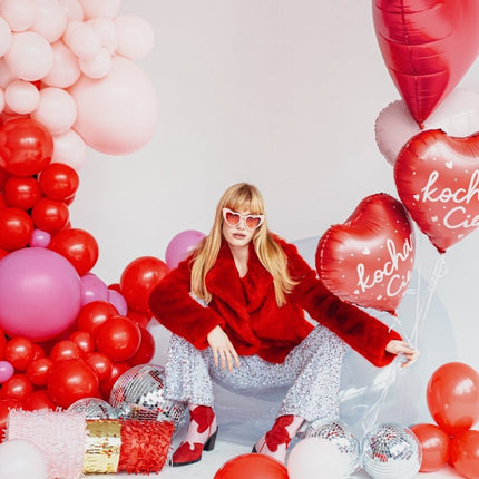 Hart Helium Ballon Kocham Cię Leeg 45cm van Partydeco koop je bij Partywinkel