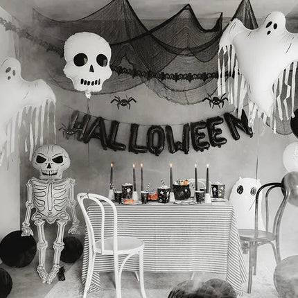 Foil Balloon Skeleton XXL, 46x129 cm, mix van Partydeco koop je bij Partywinkel
