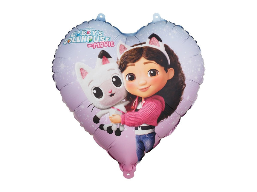 Folie Ballon Hart Gabby's Dollhouse, 35cm van Partydeco koop je bij Partywinkel