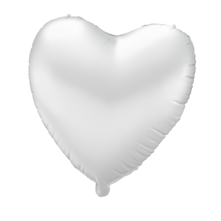 Folie ballon - Hart wit van Paper Dreams koop je bij Partywinkel