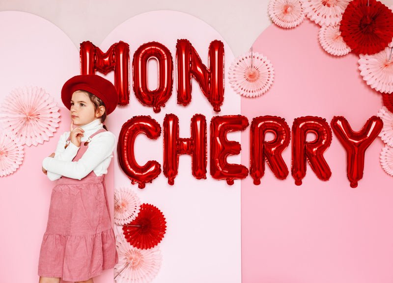 Folie Ballon Letter R Rood Leeg 35cm van Partydeco koop je bij Partywinkel