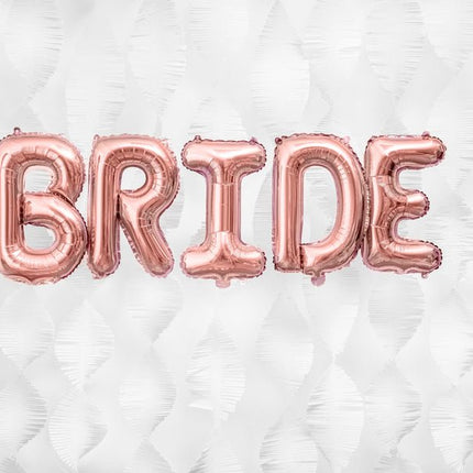 Folie Ballon Letter R Rose Goud Leeg 35cm van Partydeco koop je bij Partywinkel