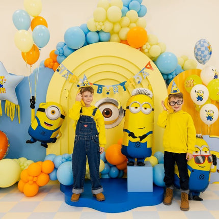 Folie Ballon Minions Tim 1m Leeg van Partydeco koop je bij Partywinkel