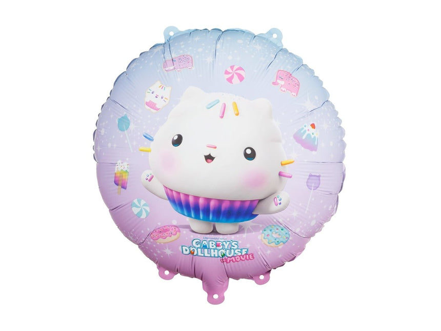 Folie Ballon Rond Cakey 35cm van Partydeco koop je bij Partywinkel
