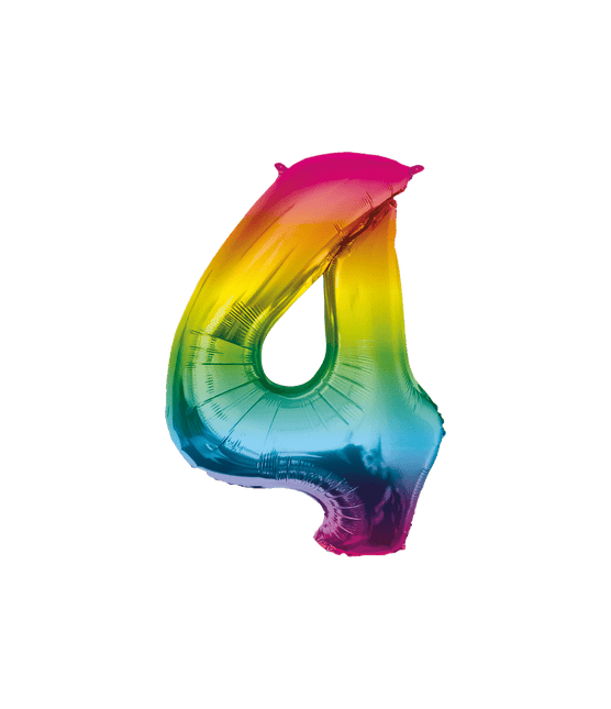 Folie Balloon 86cm 4 Regenboog van Paper Dreams koop je bij Partywinkel