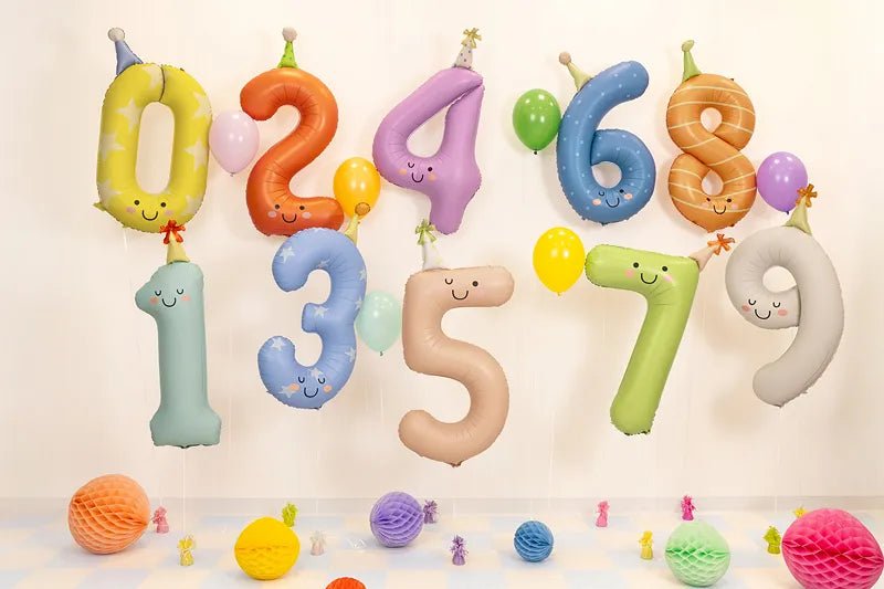 Folieballon Cijfer ''1'', 86 cm, mintgroen van Partydeco koop je bij Partywinkel