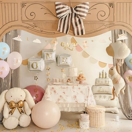 Folieballon Hart ''One'', 45 cm, lichtroze van Partydeco koop je bij Partywinkel