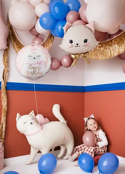 Folieballon Kat, 50x60 cm, mix van Partydeco koop je bij Partywinkel