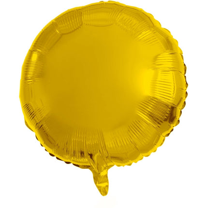Folieballon Rond Goudkleurig - 45 cm van Folat koop je bij Partywinkel