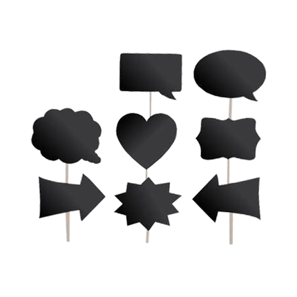 Foto Props Schrijfbaar 8st van Haza Witbaard koop je bij Partywinkel