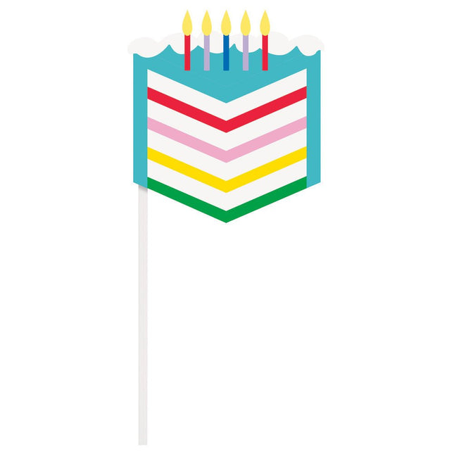 Foto Props Verjaardag 27,9cm 10 delig van Unique koop je bij Partywinkel