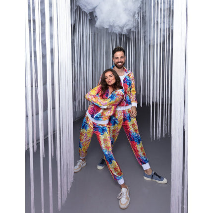 Fout Trainingspak Disco Dames van Boland koop je bij Partywinkel