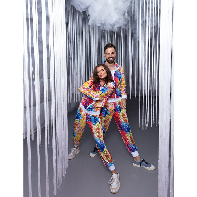 Fout Trainingspak Disco Dames van Boland koop je bij Partywinkel