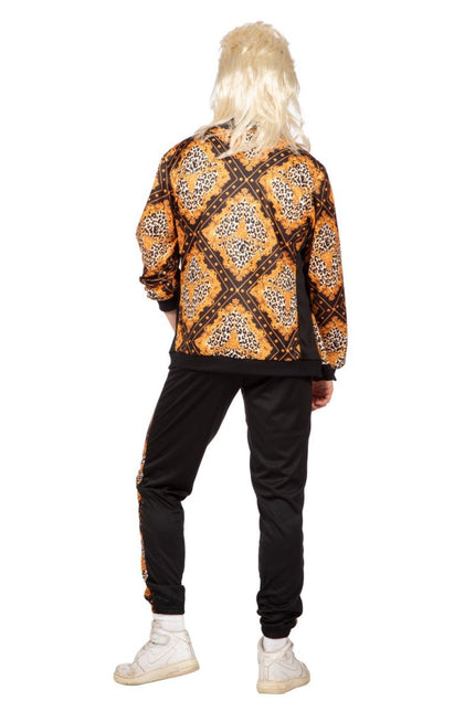 Fout Trainingspak Zwart/Goud Heren van Wilbers & Wilbers koop je bij Partywinkel