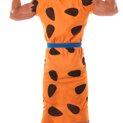 Fred Flintstone Kostuum Zwart Oranje Heren van Fiestas Guirca koop je bij Partywinkel