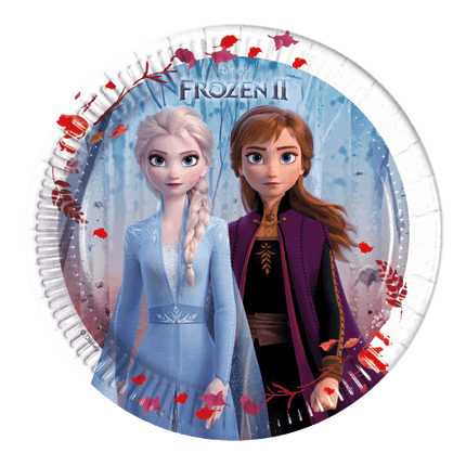 Frozen Borden 20cm 8st van Procos koop je bij Partywinkel
