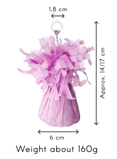 Fuchsia Ballon Gewicht Pastel 160gr van Paper Dreams koop je bij Partywinkel