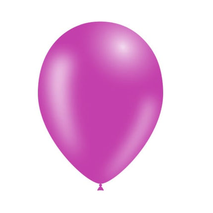 Fuchsia Ballonnen 25cm 10st van Balloonia koop je bij Partywinkel