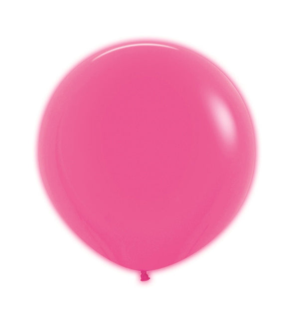 Fuchsia Ballonnen Neon 61cm 3st van Sempertex koop je bij Partywinkel