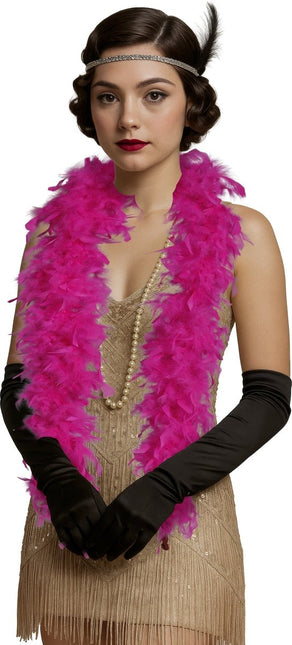 Fuchsia Boa Veren 80gr van Fiestas Guirca koop je bij Partywinkel