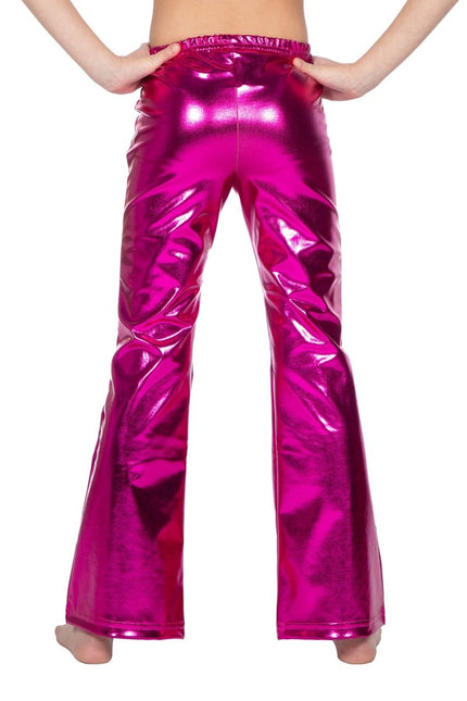 Fuchsia Legging Kind Flared Metallic van Wilbers & Wilbers koop je bij Partywinkel