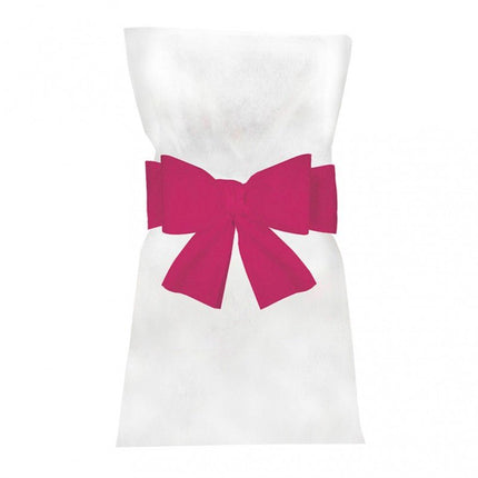 Fuchsia Stoel Strik 19cm 6st van CHAKS koop je bij Partywinkel