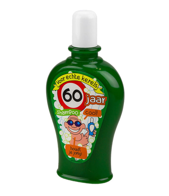 Fun Shampoo 60 Jaar Man 350ml van Paper Dreams koop je bij Partywinkel