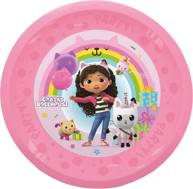 Gabby'S Dollhouse Borden Herbruikbaar 21cm 4st van Procos koop je bij Partywinkel