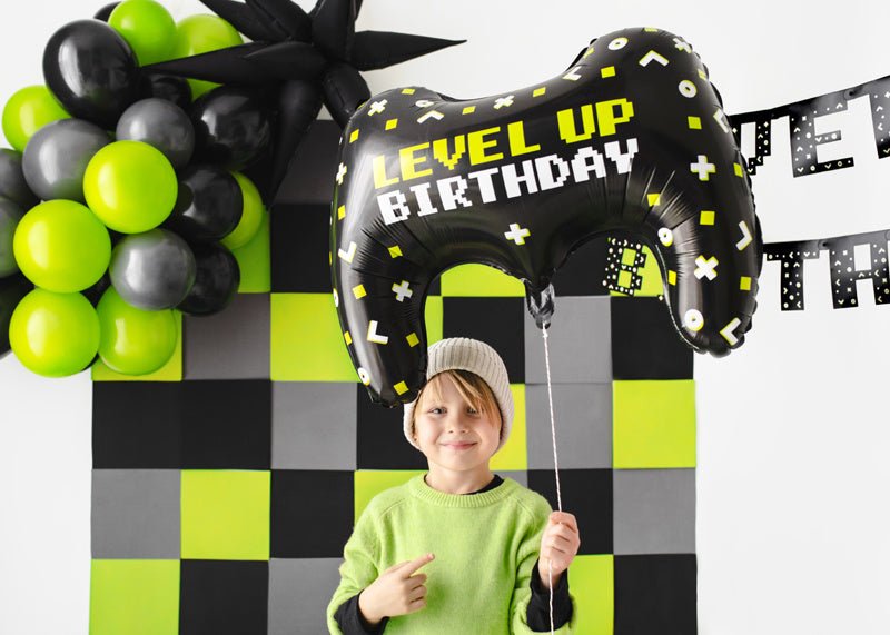 Gaming Party Helium Ballon Leeg 60cm van Partydeco koop je bij Partywinkel