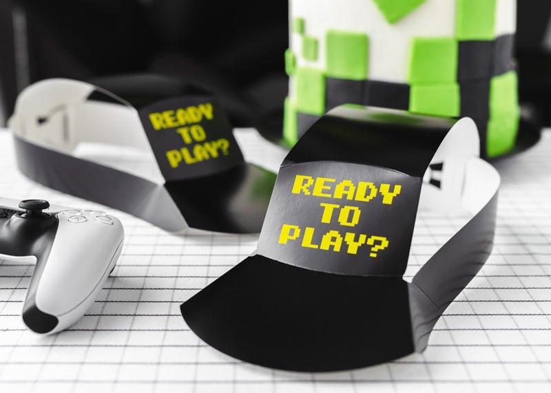 Gaming Party Hoed 38cm 6st van Partydeco koop je bij Partywinkel