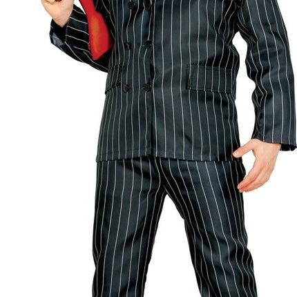 Gangster Kostuum Donkerblauw Heren van Fiestas Guirca koop je bij Partywinkel