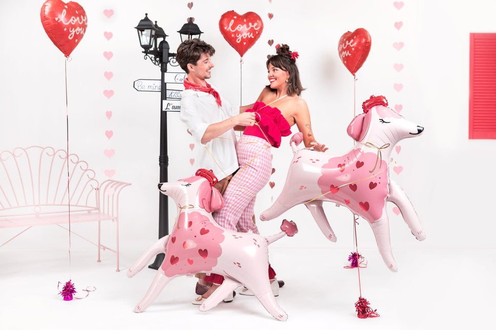 Hartjes Slinger Roze 3,5m van Partydeco koop je bij Partywinkel