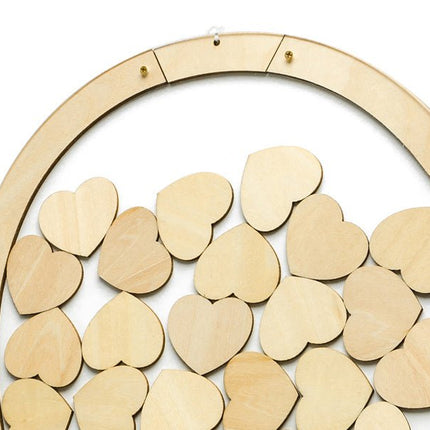 Gastenboek Hartjes 44cm van Partydeco koop je bij Partywinkel