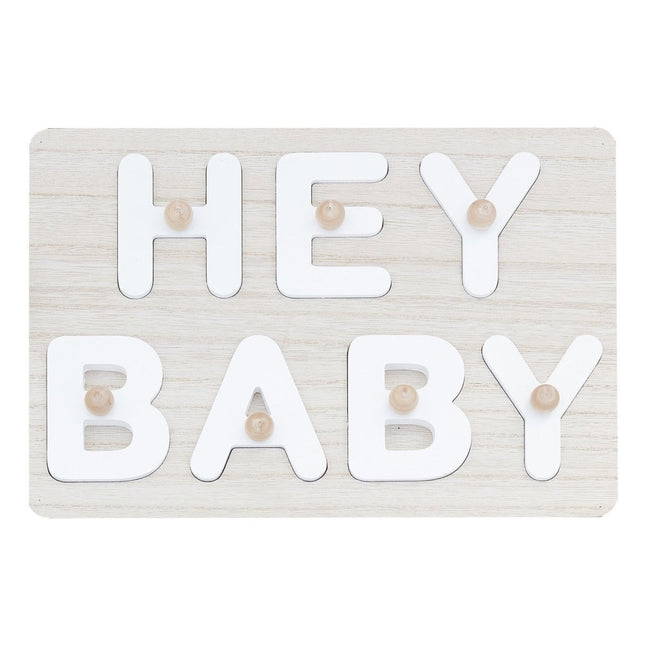 Gastenboek Hey Baby Puzzel 12,2cm van Ginger Ray koop je bij Partywinkel