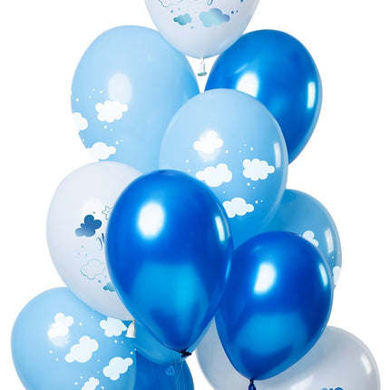 Geboorte Ballonnen It's a Boy 30cm 12st van Folat koop je bij Partywinkel