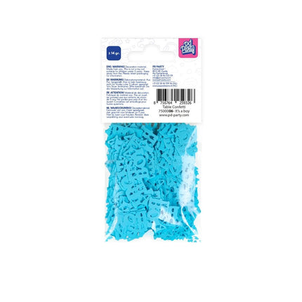Geboorte Tafelconfetti Lichtblauw 14gr van Paper Dreams koop je bij Partywinkel