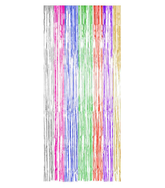 Gekleurd Deurgordijn Folie 2m van Folat koop je bij Partywinkel