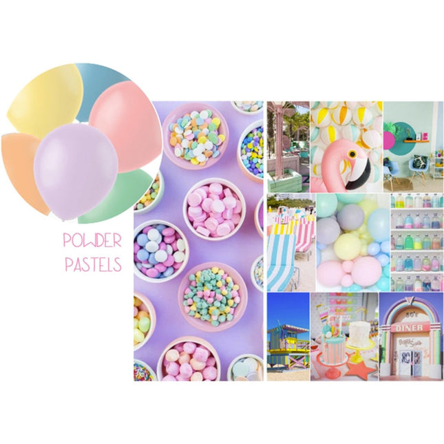 Gekleurde Ballonnen Pastel 13cm 50st van Folat koop je bij Partywinkel