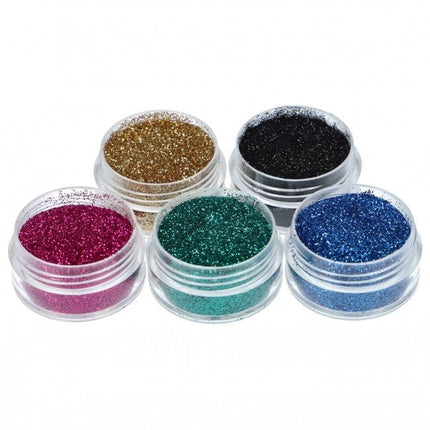 Gekleurde Glitter Tattoo Set Festival 5st van Superstar koop je bij Partywinkel