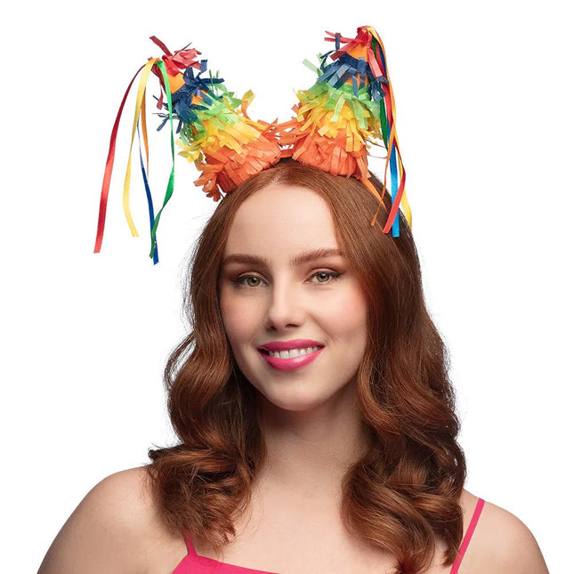 Gekleurde Haarband Pinata van Boland koop je bij Partywinkel