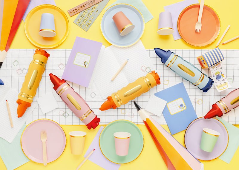 Gekleurde Helium Ballon Potlood Leeg 30cm 3st van Partydeco koop je bij Partywinkel