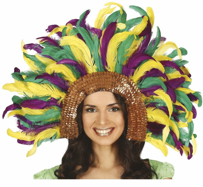 Gekleurde Hoofdtooi van Fiestas Guirca koop je bij Partywinkel