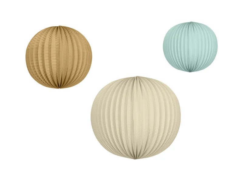 Gekleurde Lampionnen 3st van Partydeco koop je bij Partywinkel