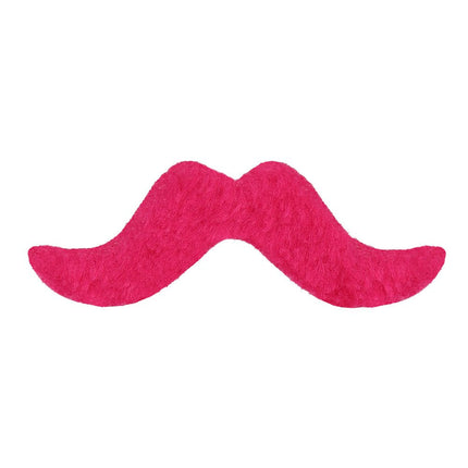 Gekleurde Nep Snor 5st van Boland koop je bij Partywinkel