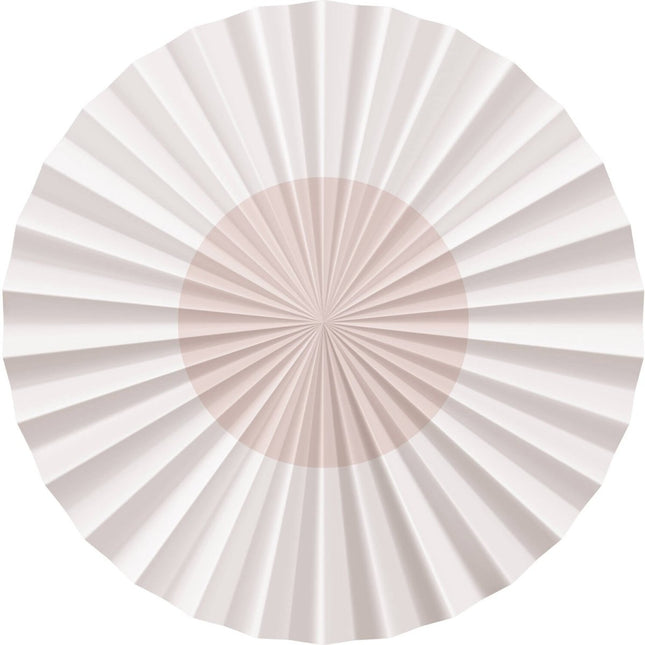 Gekleurde Papieren Waaiers Pastel 35cm 3st van Folat koop je bij Partywinkel