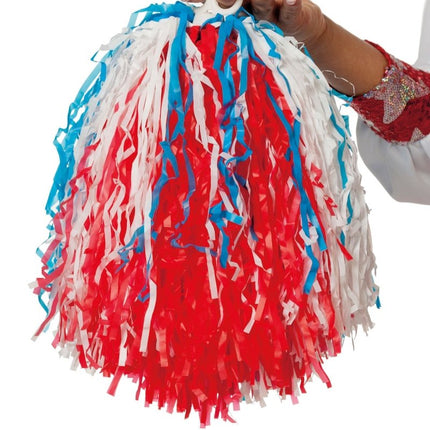 Gekleurde Pompons Cheerleader van Wilbers & Wilbers koop je bij Partywinkel