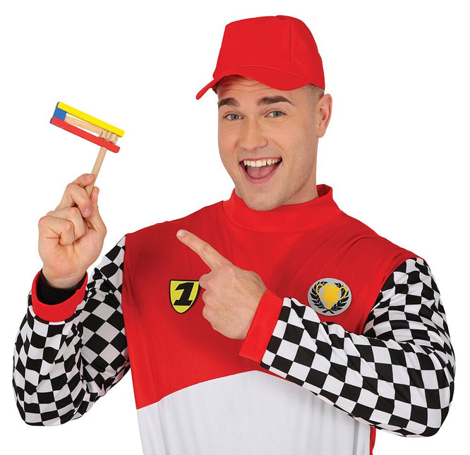 Gekleurde Ratel 14cm van Fiestas Guirca koop je bij Partywinkel