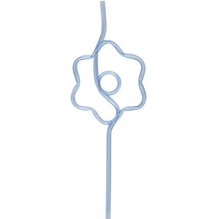 Gekleurde Rietjes Bloem 5st van Unique koop je bij Partywinkel