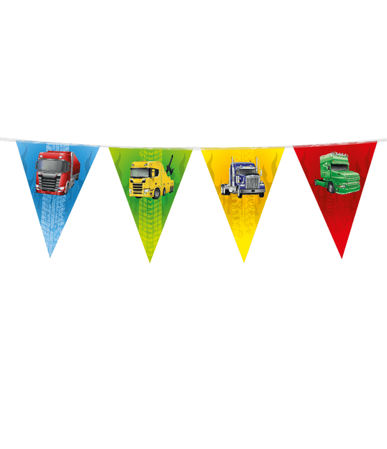 Gekleurde Slinger Truks van Paper Dreams koop je bij Partywinkel