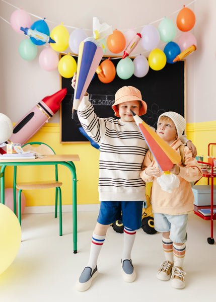 Gekleurde Snoepzak Potlood 40cm van Partydeco koop je bij Partywinkel